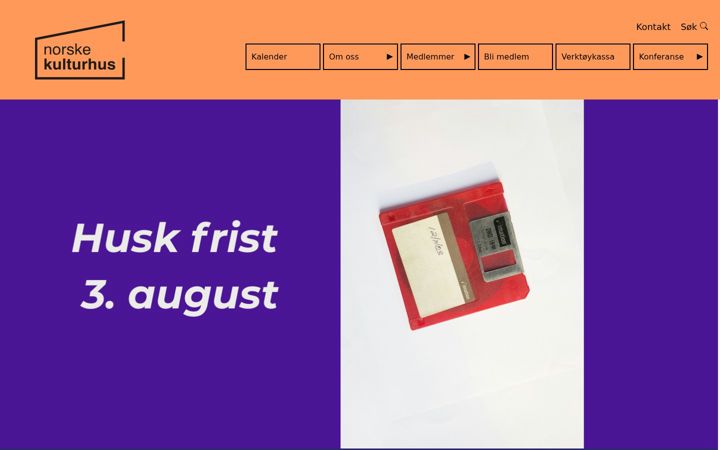 Screenshot of kulturhus.no