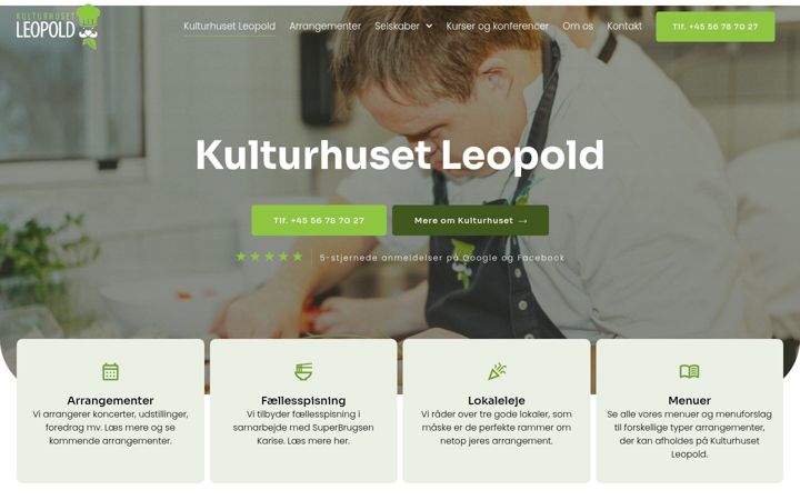Ekrano kopija kulturhusetleopold.dk