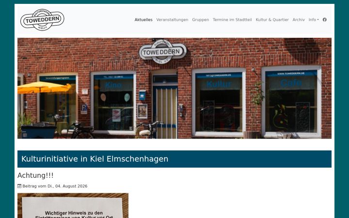 Screenshot of kulturinitiative-elmschenhagen.de