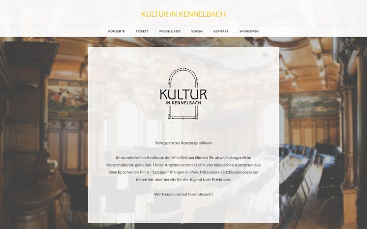 Screenshot of kulturinkennelbach.at