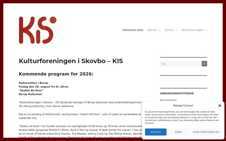 Screenshot of kulturis.dk