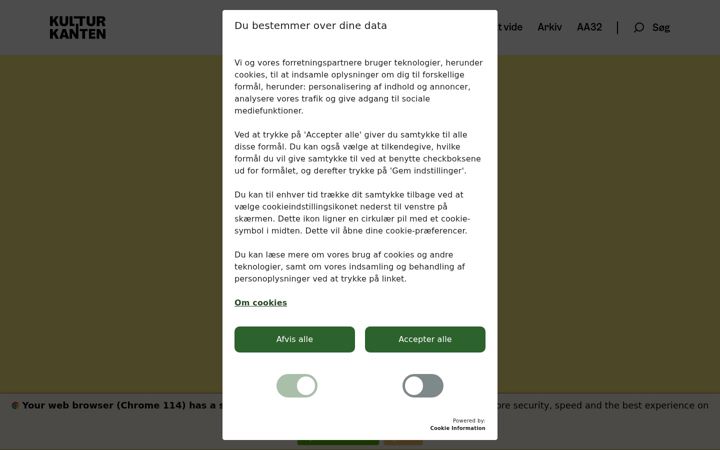 Screenshot of kulturkanten.dk