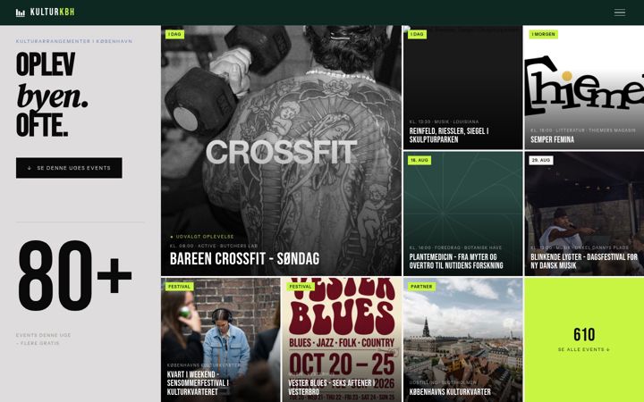 Screenshot of kulturkbh.dk