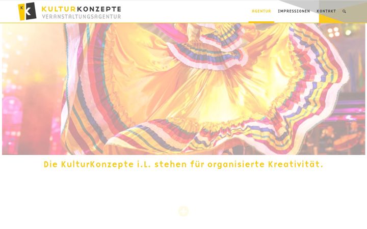 Screenshot of kulturkonzepte.info