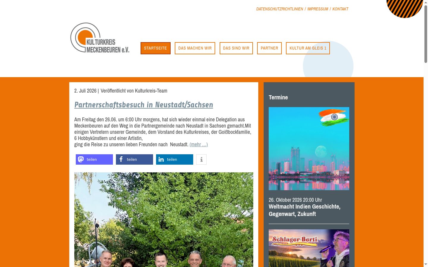 Captura de pantalla del banner de consentimiento mostrado antes de cualquier interacción