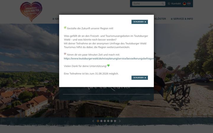 Screenshot of kulturland.org