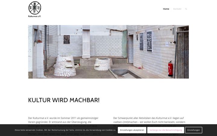 Screenshot of kulturmat.de