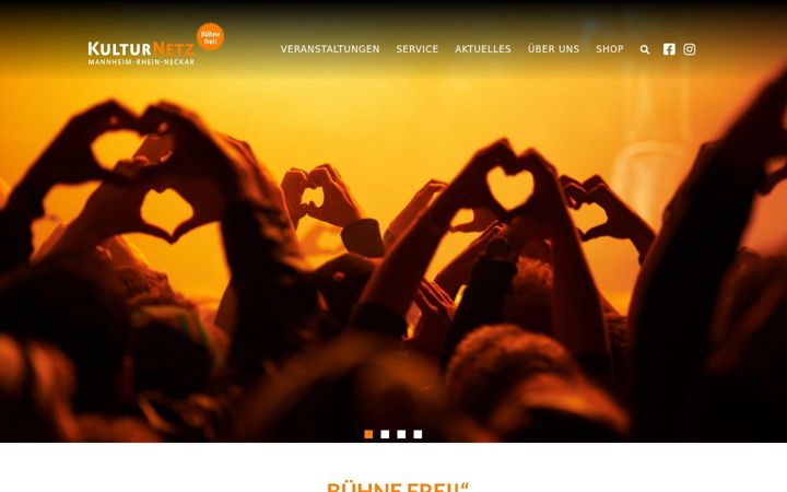Screenshot of kulturnetz.de