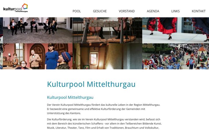Screenshot of kulturpool-mittelthurgau.ch
