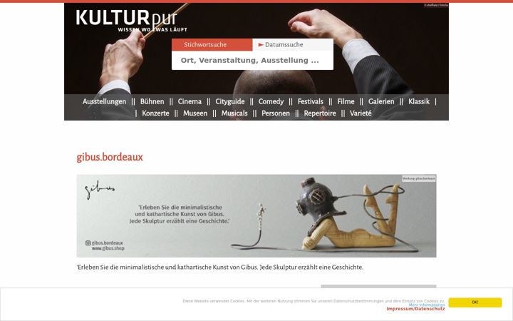 Screenshot of kulturpur.de