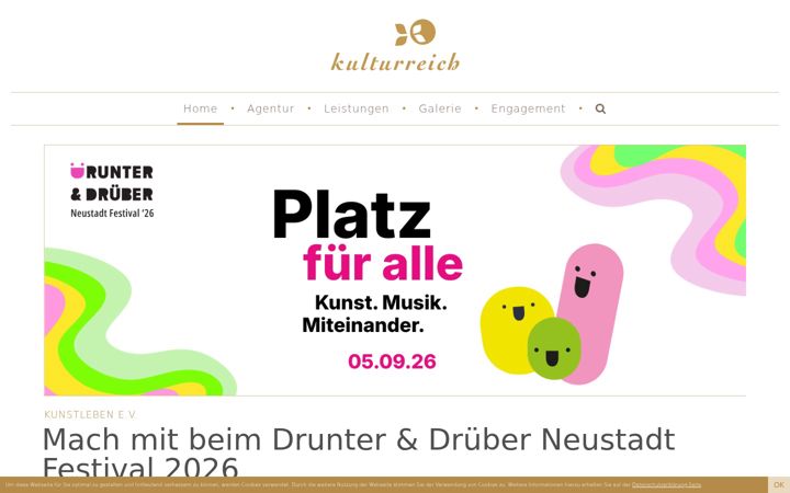 Screenshot of kulturreich.de