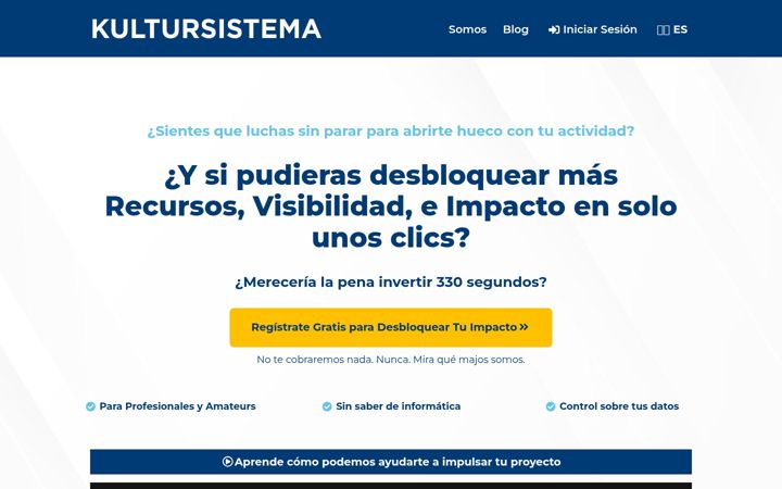 Screenshot of kultursistema.com