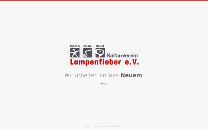 Screenshot of kulturverein-lampenfieber.de