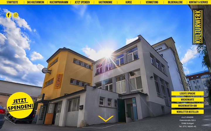 Screenshot of kulturwerk.de