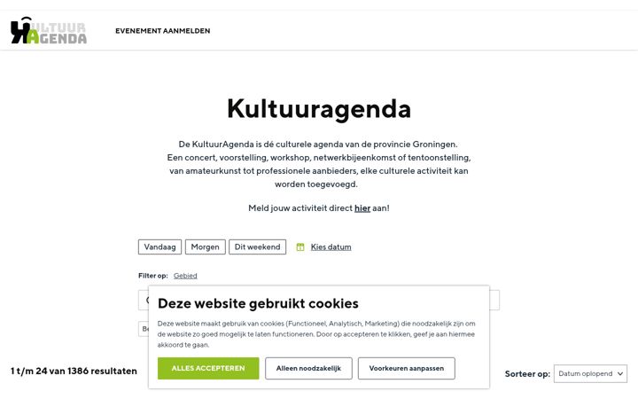 Screenshot of kultuuragenda.nl
