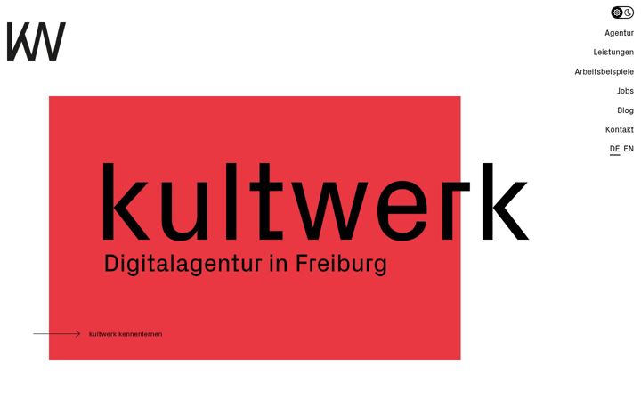 Screenshot of kultwerk.de