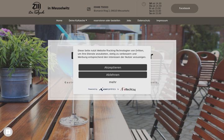 Screenshot of kultzeche.de
