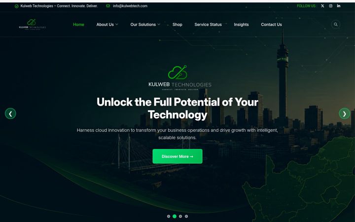 Screenshot of kulwebtech.com
