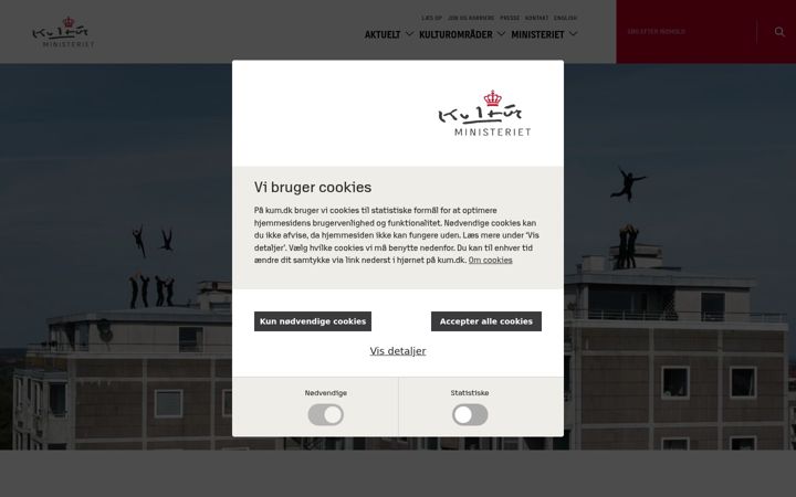 Screenshot of kum.dk