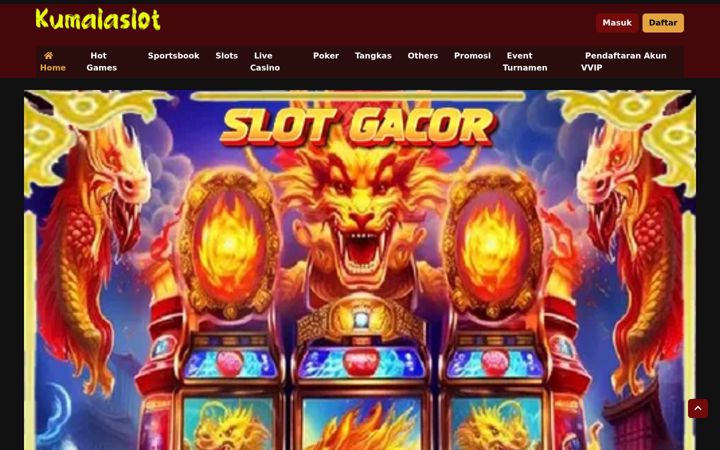 Screenshot of kumalaslot.net