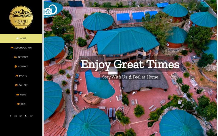 Screenshot of kumapilihotel.com