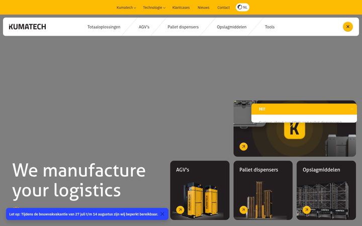 Screenshot of kumatech.nl