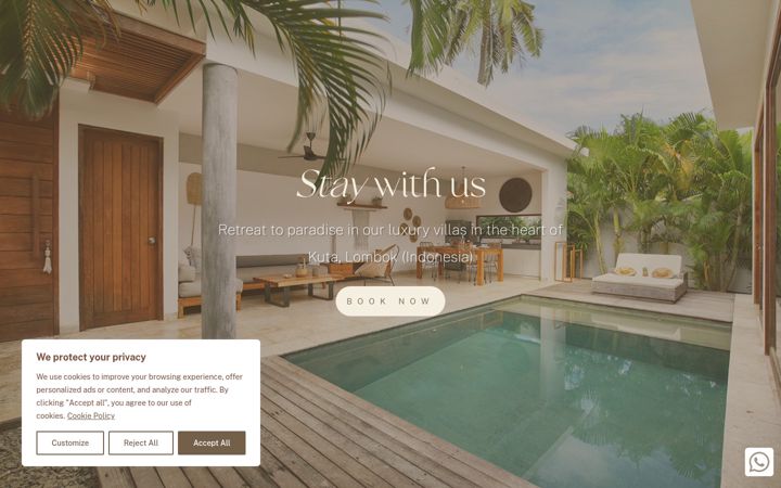 Screenshot of kumbaralombok.com