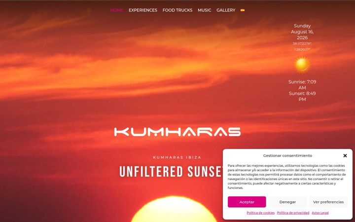 Screenshot of kumharas.org