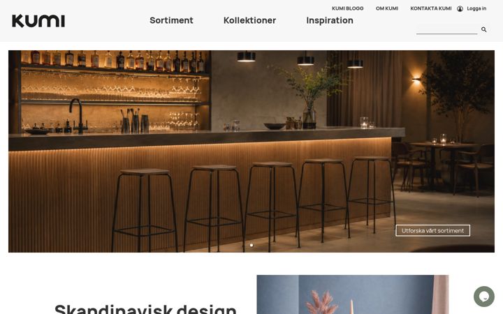 Screenshot of kumi.se