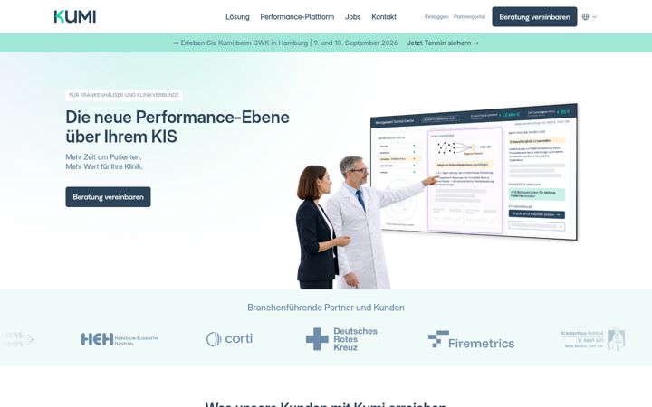 Screenshot of kumihealth.de