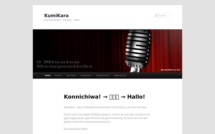 Screenshot of kumikara.de