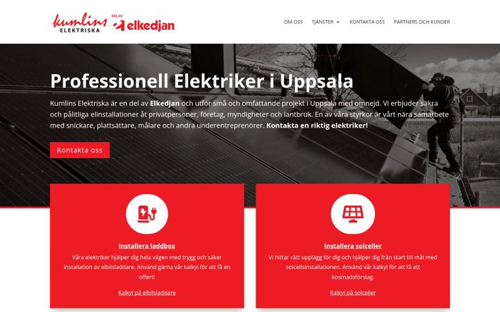 Screenshot of kumlinsel.se