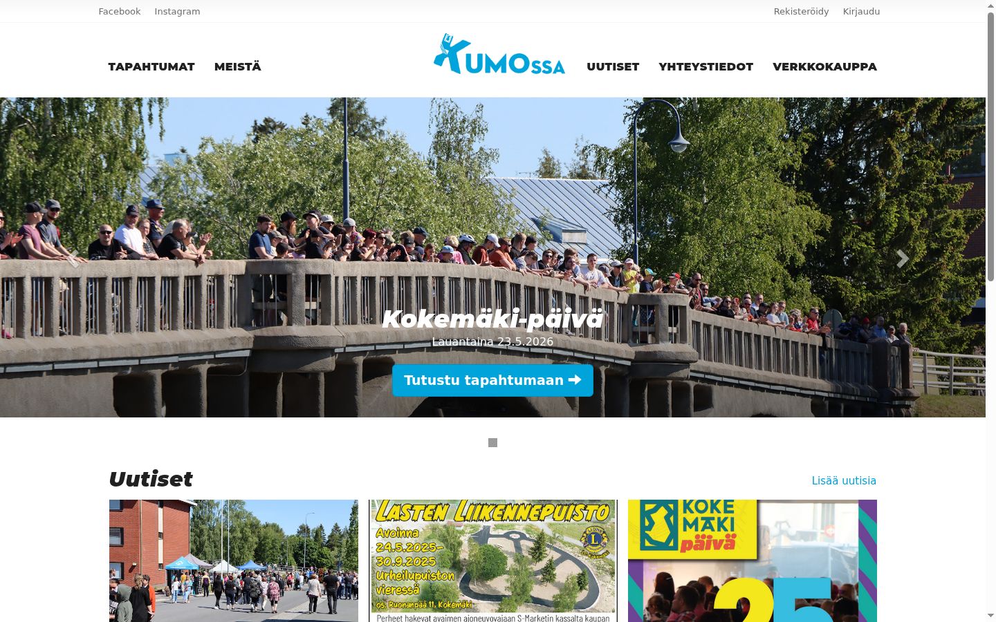Skärmbild av samtyckesbannern som visades före någon interaktion