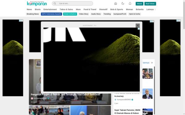 Screenshot of kumparan.com
