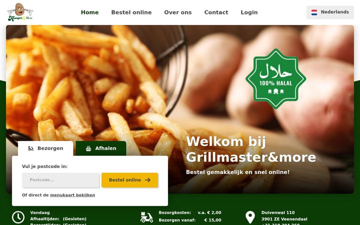 Screenshot of kumpirenmore.nl