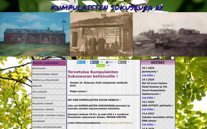 Screenshot of kumpulaiset.net