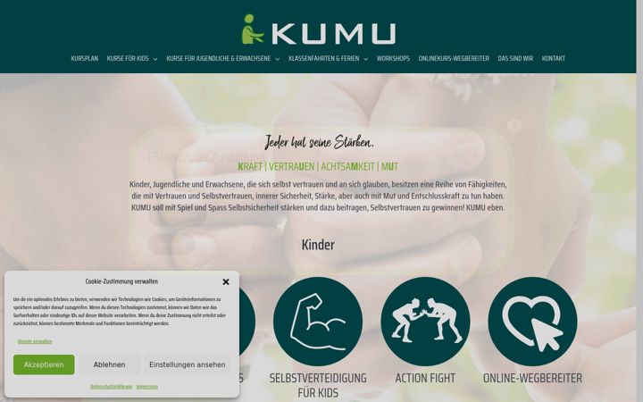 Screenshot of kumuteam.de