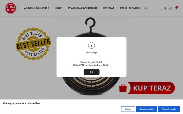 Screenshot of kunastop.com