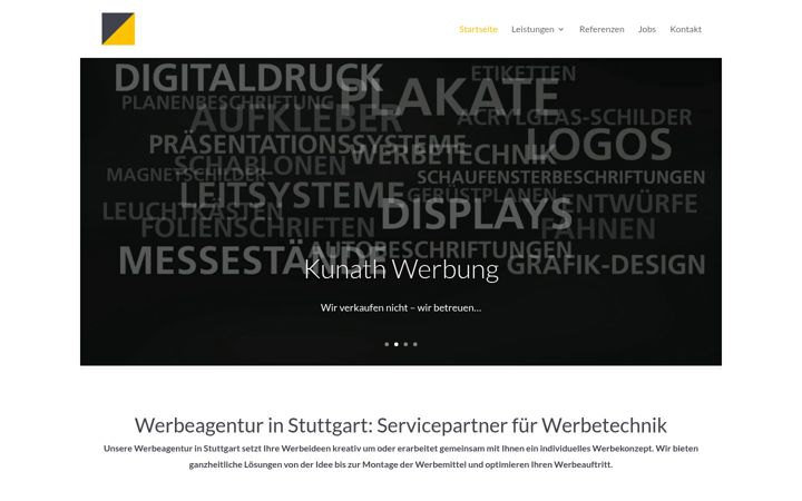 Screenshot von kunathwerbung.de
