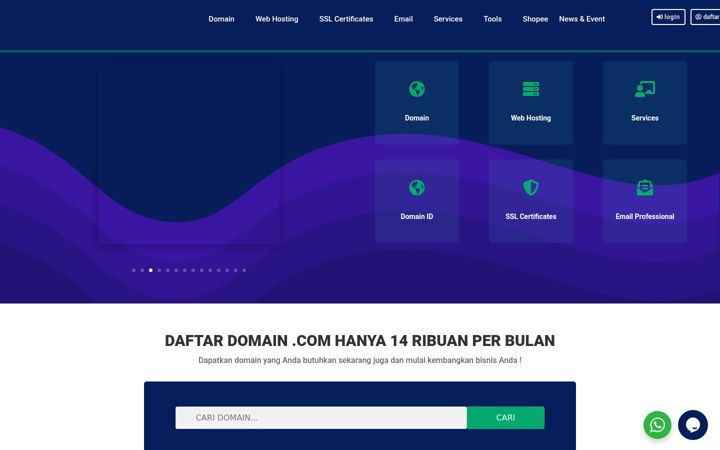 Screenshot of kuncihost.com