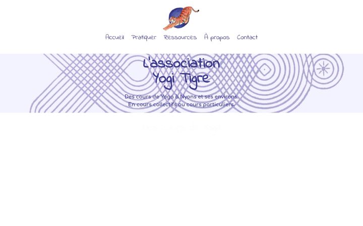Screenshot of kundaliniyoganyons.fr