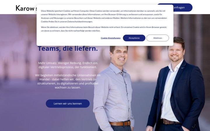 Screenshot of kunde.consulting
