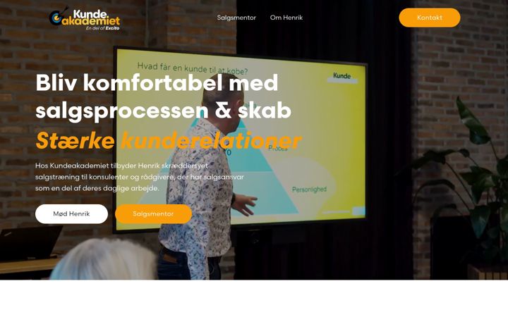 Screenshot of kundeakademiet.dk