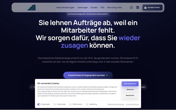 Screenshot of kundegesucht.com