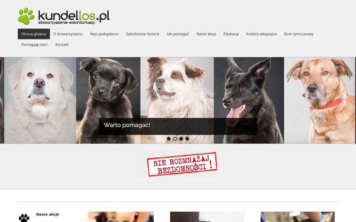 Screenshot of kundellos.pl