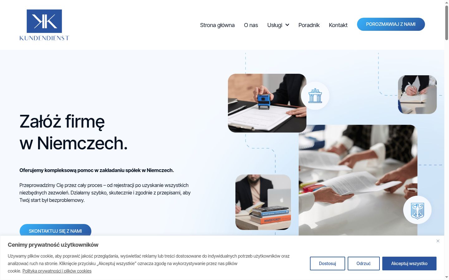 Screenshot tal-banner tal-kunsens muri qabel kwalunkwe interazzjoni