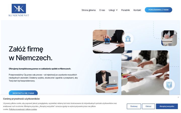 Screenshot of kundendienst.pl