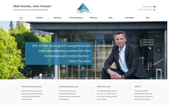 Screenshot di kundengewinnung-im-internet.com