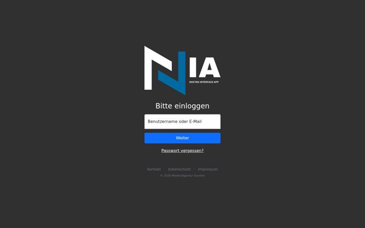 Screenshot of kundenlogin.eu