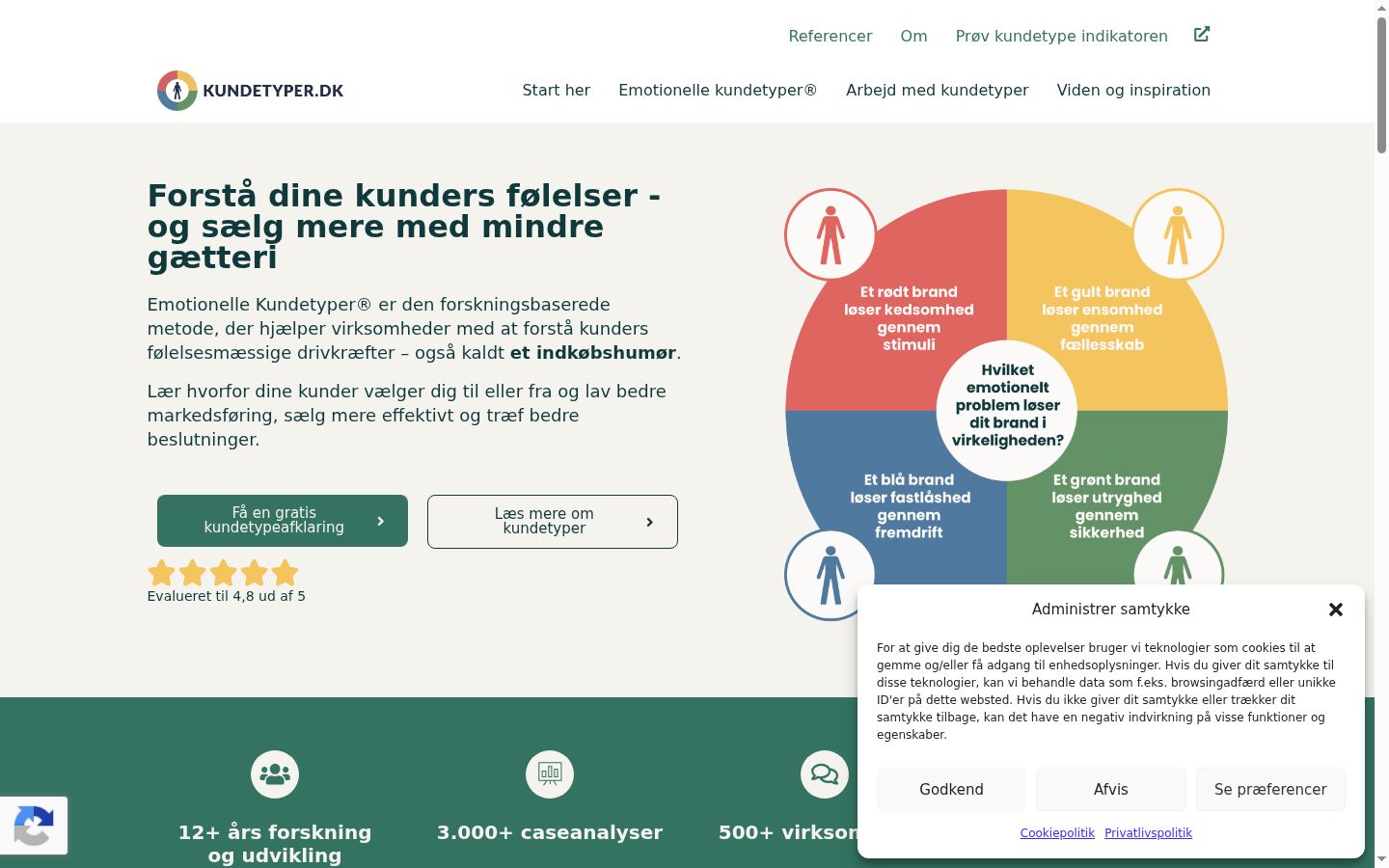 Capture d'écran de la bannière de consentement affichée avant toute interaction